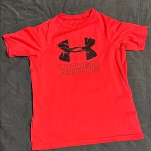 Under Armour Kids Bright Red Tee